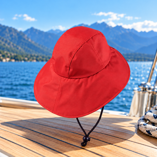 Cappello da Marinaio Impermeabile Unisex – Rosso