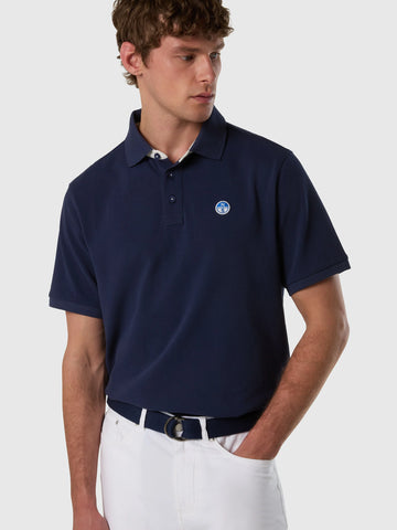 North Sails Polo con logo sul colletto