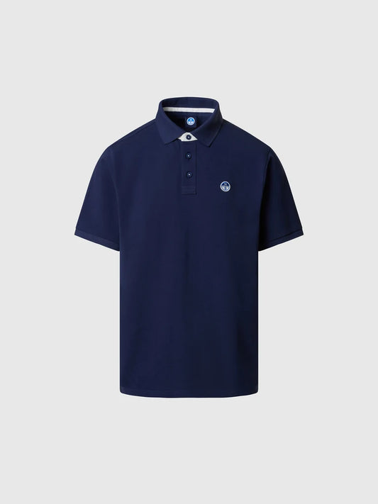 North Sails Polo con logo sul colletto