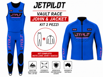JetPilot Vault Race John & Jacket – Set Muta + Giacca PWC Blue