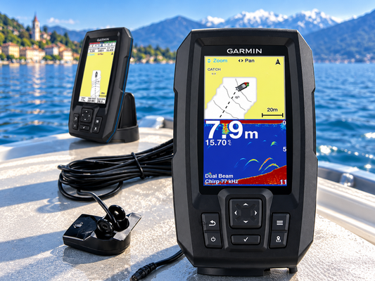 Garmin STRIKER™ Plus 4" con Trasduttore da Poppa incluso
