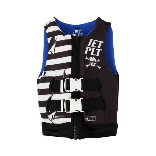 Gilet salvagente Jetpilot Cause Boys F/E Youth kids Pirate Black