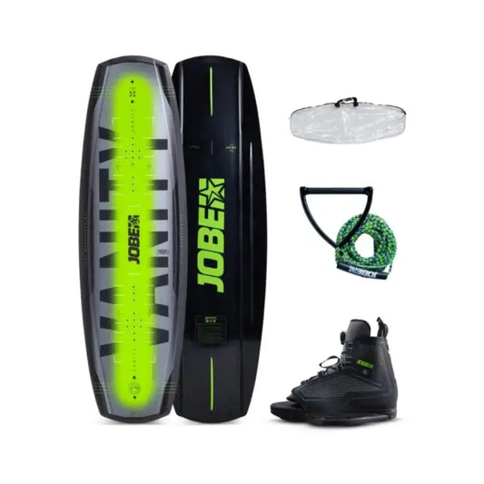 Wakeboard Jobe Vanity 136 Lime — set completo con attacchi Unit