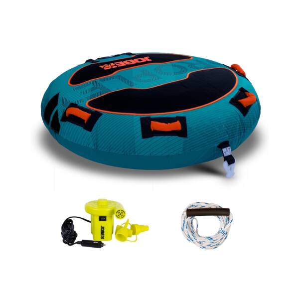 Trainabile Jobe Droplet 1P per un solo passeggero. Robustezza, comfort e facilità d’uso. Struttura in PVC rinforzato e copertura in nylon a doppia cucitura. Impugnature imbottite in neoprene. Set completo