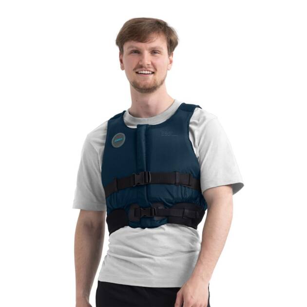 Gilet Jobe Kayak Adventure per gli appassionati di kayak che cercano sicurezza e comfort. Certificazione ISO 50N garantisce galleggiamento ottimale durante le escursioni