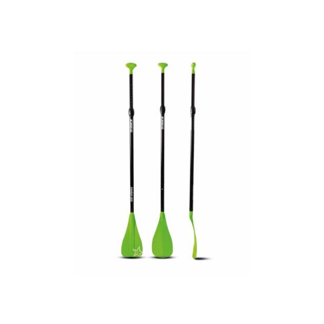 Pagaia SUP bambini Jobe Freedom colore lime: leggera, regolabile, con lama in plastica e asta in fibra di vetro