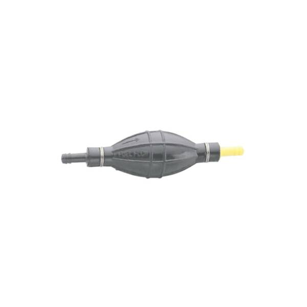 Pompetta di aspirazione carburante Osculati, visibile nella sua forma compatta, pronta per l'uso in operazioni di trasferimento carburante. Misura diametro 45 mm.