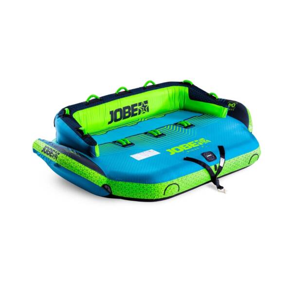 Trainabile Jobe Droplet 4P per 4 persone. Struttura in PVC 24G e una copertura in nylon 420 denari. Di forma rotonda e maniglie con protezioni in neoprene