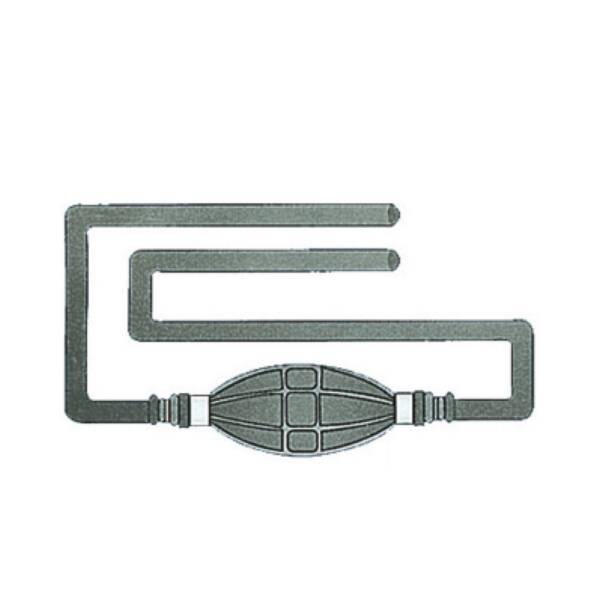 Tubo carburante Osculati senza attacchi, disponibile in lunghezze da 2 e 3 metri, con diametro interno di 8 mm e diametro esterno di 13 mm