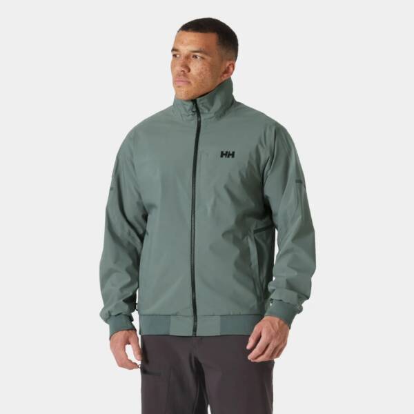 Giacca Helly Hansen HP Racing Bomber 3.0 da uomo, colore grey cactus, con design sportivo, protezione impermeabile e antivento, perfetta per la vela e l’outdoor