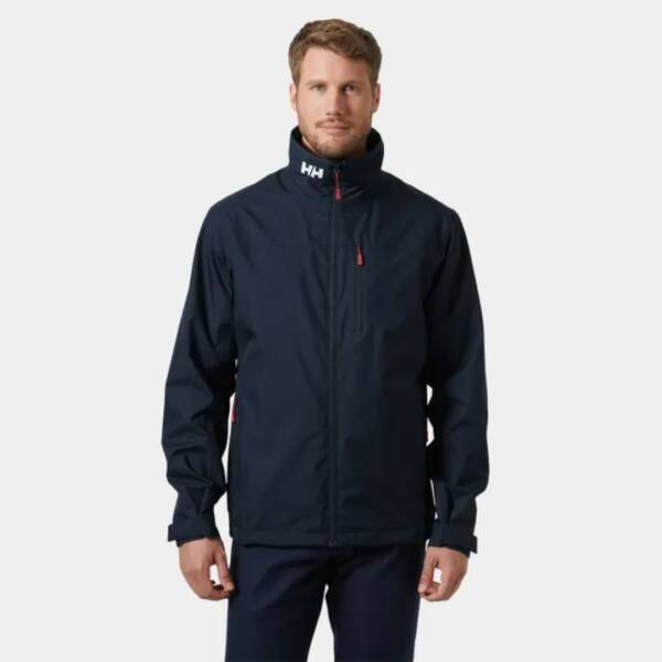 Giacca da vela Helly Hansen Crew 2.0 da uomo, impermeabile e antivento, colore navy, con tecnologia HELLY TECH® Protection, ideale per la nautica e l’outdoor