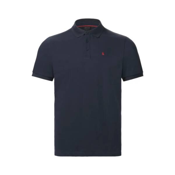 Polo uomo Musto Original a maniche corte in cotone piqué colore navy