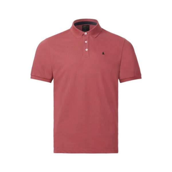 Polo uomo Musto Original a maniche corte in cotone piqué colore sweet raspberry