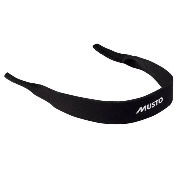Fermi per occhiali Musto in neoprene colore black, confezione da 10 pezzi, ideali per attività outdoor