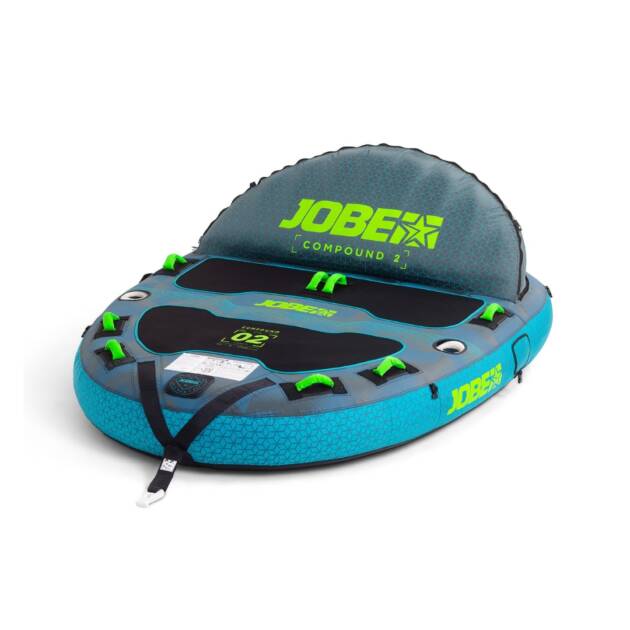 Trainabile Jobe Compound con schienale rimovibile, per 2 persone, ideale per sport acquatici.