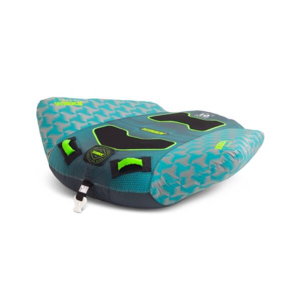 Trainabile Jobe Hydra 1P gonfiabile per sport acquatici, colore vivace, design affilato con maniglie in neoprene. Formato singolo