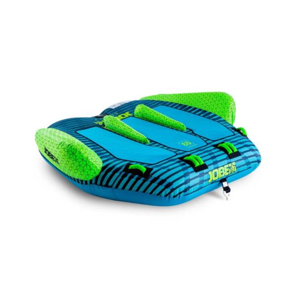 Trainabile Jobe Scout 3P a 3 posti. Ampia apertura e la forma rotonda lo rendono stabile e adatto a tutti. Seduta in neoprene e il sistema Drain Tech riduce l'attrito con l'acqua, migliorando la scorrevolezza