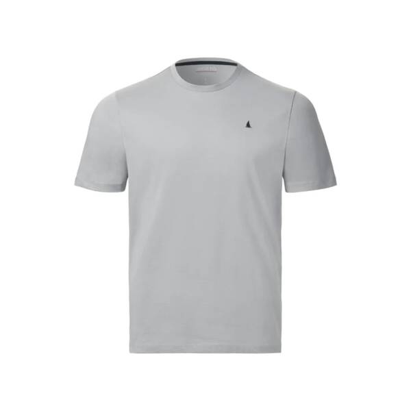 T-shirt uomo Musto Original a maniche corte in cotone quarry con logo ricamato