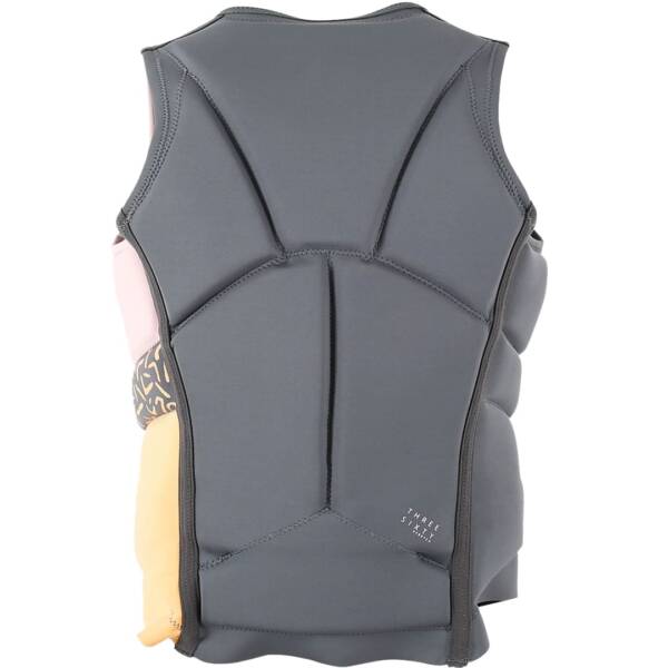 Gilet neoprene donna Jetpilot Zahra X1 F/E NEO VEST in colore pesca, design ergonomico e zip frontale.