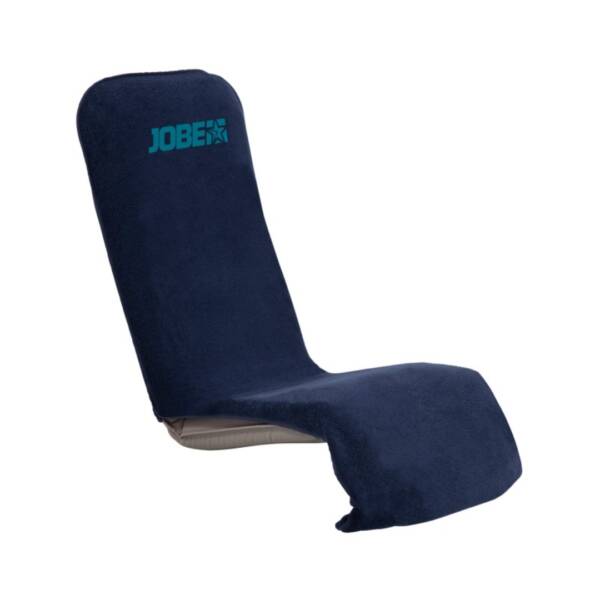 Asciugamano per sedia Jobe Midnight Blue con tasca nel poggiatesta e tessuto in cotone organico ad asciugatura rapida