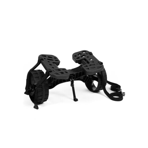 Carrello per SUP e kayak Jobe con ruote grandi rimovibili, cavalletto di stabilità e paracolpi in schiuma EVA