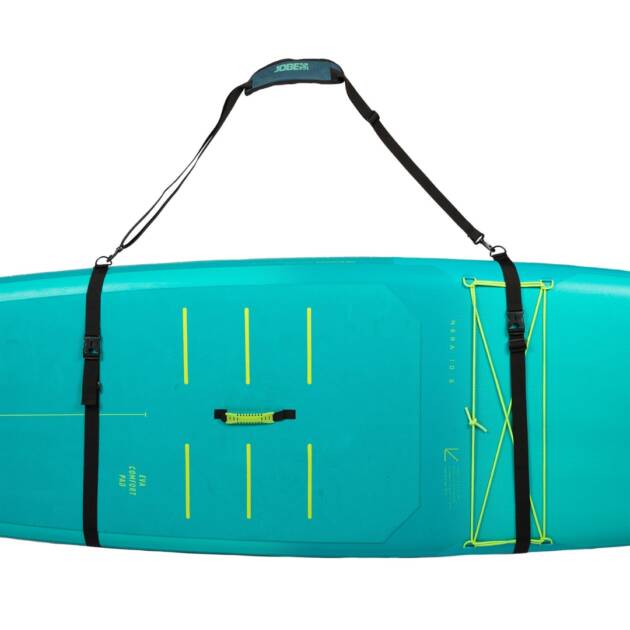 Cinghia di trasporto Jobe per kayak e SUP con tracolla imbottita, clip di sicurezza e design regolabile