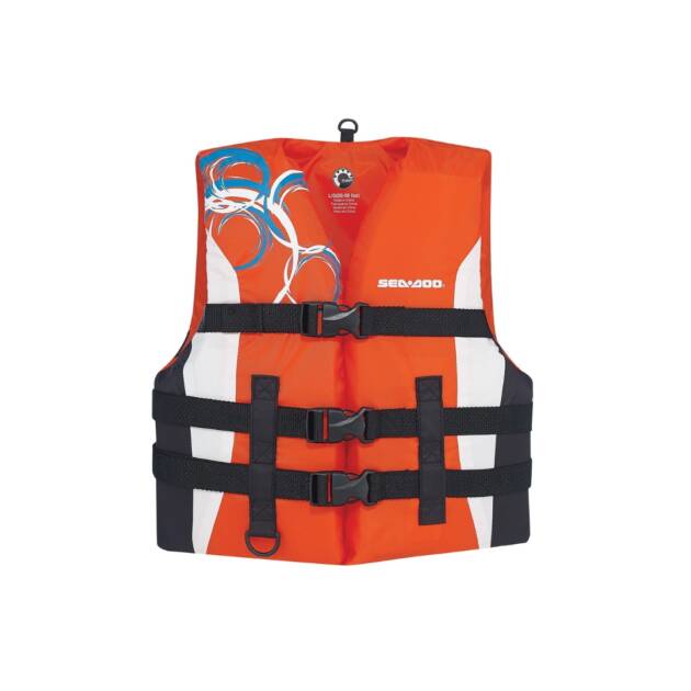 Salvagente bambini, giubbotto junior, Sea-Doo Motion kids, gilet sportivo bimbi, PFD bambini, giubbotto galleggiante 20-40 kg. Colore orange