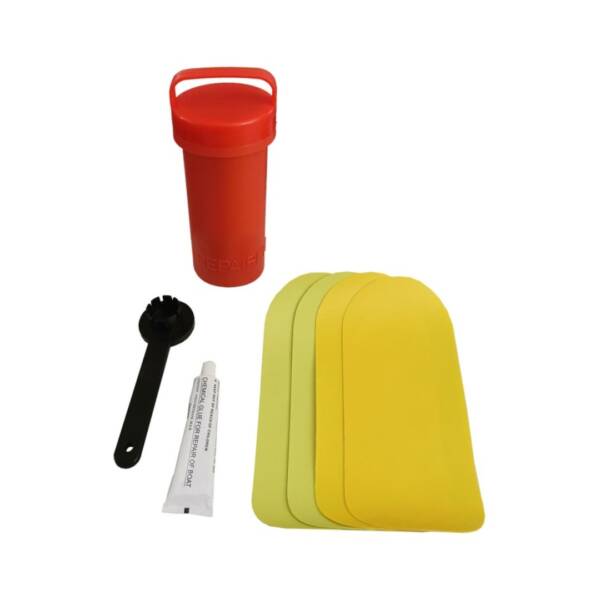 Kit riparazione Jobe in versione Multi Rider con colla, toppe e utensili