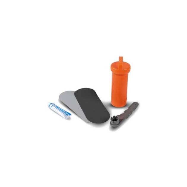 Kit riparazione SUP Jobe Aero con toppa in PVC, colla e chiave per valvola