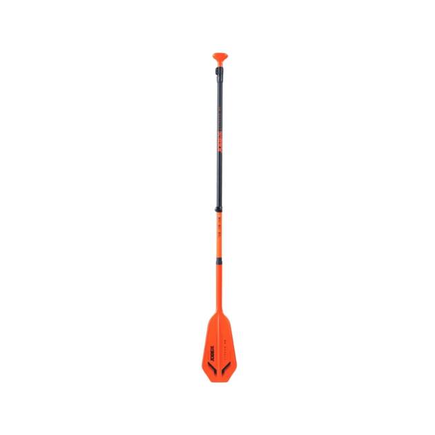 Pagaia SUP Jobe Stream Carbon 40 3 pezzi, in colore orange, con lama ergonomica e manico in carbonio/fibra di vetro