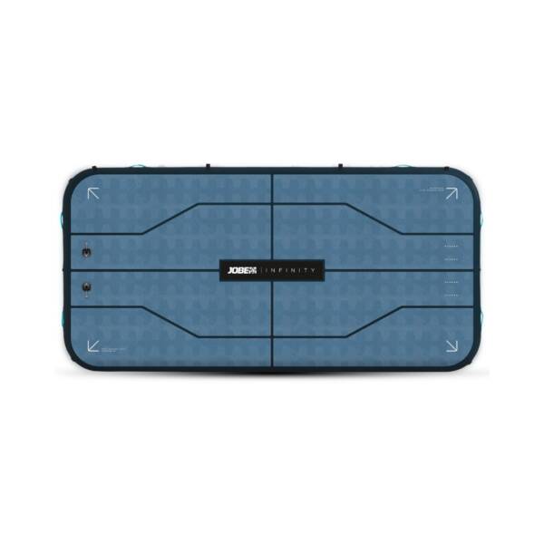 Set di isole Jobe Infinity galleggianti su un lago, con scala inclusa