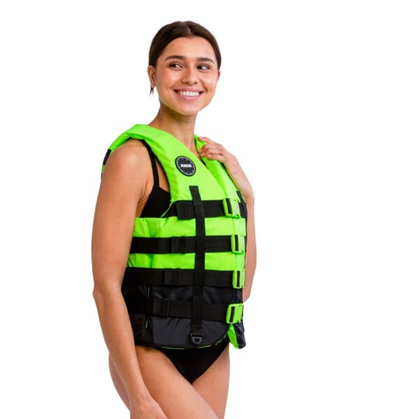 Gilet a 4 fibbie Jobe unisex Lime - immagine 2