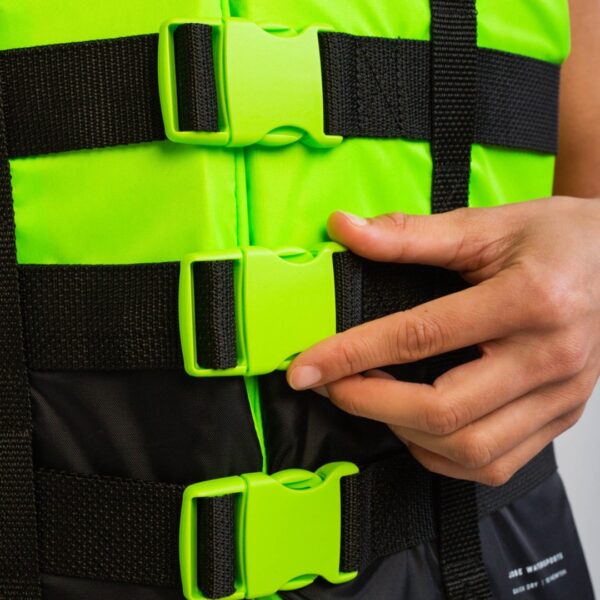 Gilet a 4 fibbie Jobe unisex Lime - immagine 4