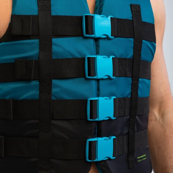 Gilet a 4 fibbie Jobe unisex Teal - immagine 3