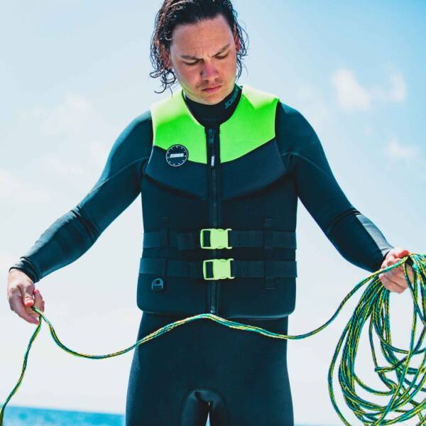 Giubbotto salvagente in neoprene Jobe uomo Lime green - immagine 11