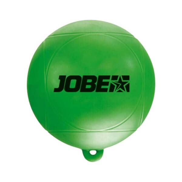 Boa sci slalom Jobe in PVC resistente colore Green galleggiante e visibile su superficie acqua.