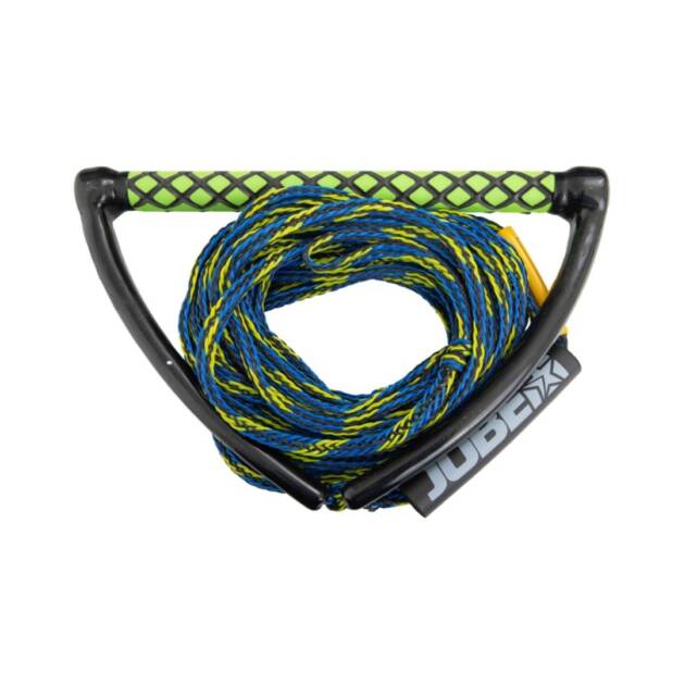 Maniglia gancio traino Jobe Prime Wake Combo con corda da 65ft e impugnatura EVA antiscivolo. Colore Blue