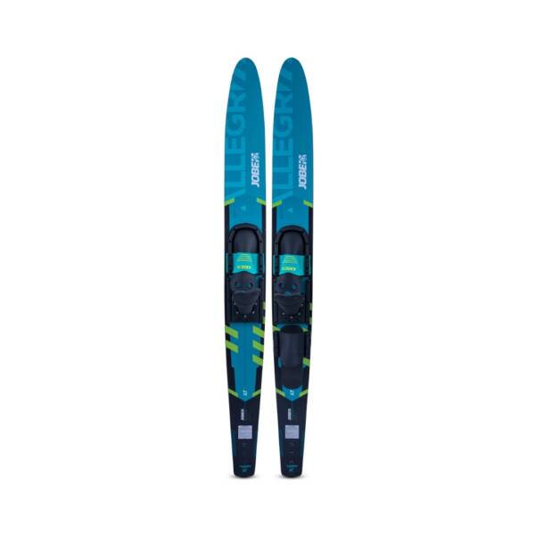 Sci nautico Jobe Allegre Combo 170 cm o 150 cm colore Tealcon binding regolabile, fondo tunnel e grafica lucida, singolo