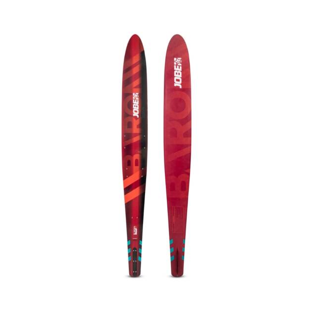 Sci nautico da slalom Jobe Baron lunghezza 175 cm con nucleo in schiuma, rocker a tre stadi, concavo da bordo a bordo e pinna in alluminio