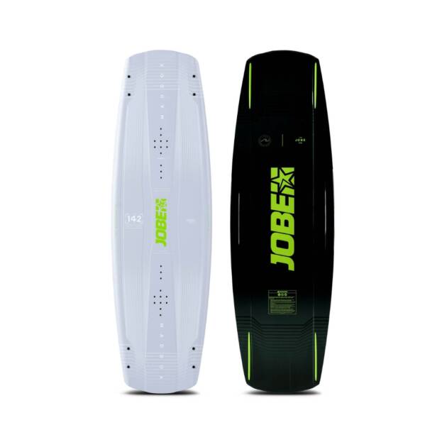 Wakeboard Jobe Maddox 2025 nero con rocker a 3 stadi e canali profondi