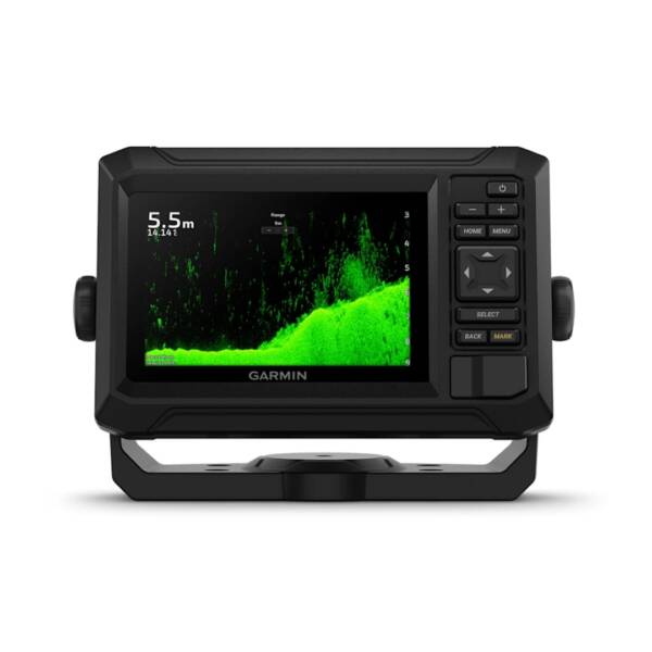 Chartplotter Garmin ECHOMAP UHD2 5" modello 62sv con display acceso e supporto inclinabile, senza trasduttore