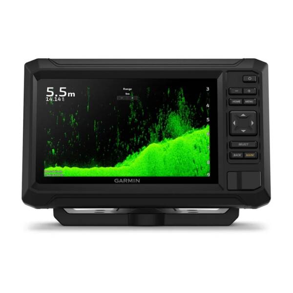 Chartplotter Garmin ECHOMAP UHD2 da 7" 72sv con comandi a tasti, ideale per la pesca con sonar personalizzabile.