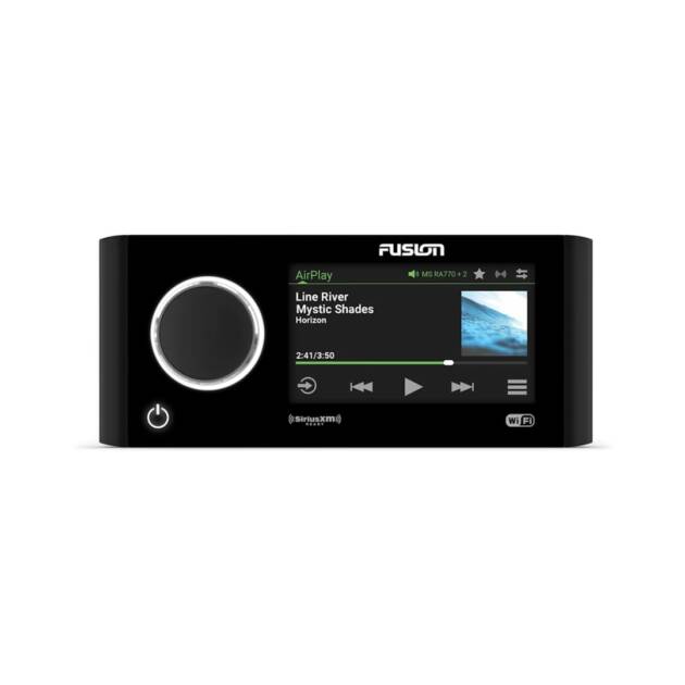 Fusion Apollo MS-RA770 stereo marine con touchscreen 4,3″, Wi-Fi, AirPlay 2 e frontale IPX7