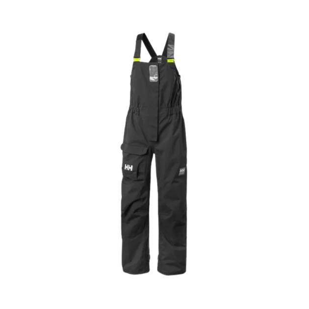 Salopette da vela Helly Hansen Pier donna alta vita Black impermeabile renforzata ginocchia e fondoschiena