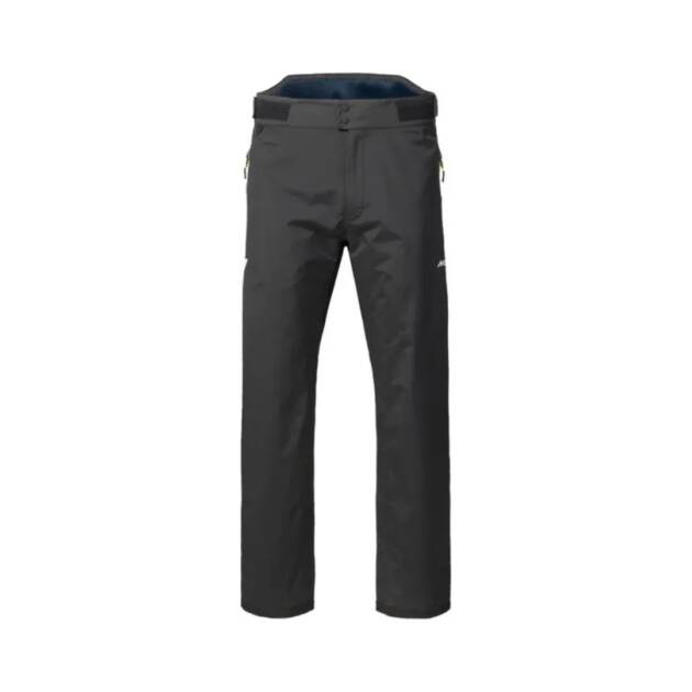 Pantaloni a vita alta Musto BR1 Solent Black impermeabili con rinforzi e fodera mesh 3D traspirante per vela costiera