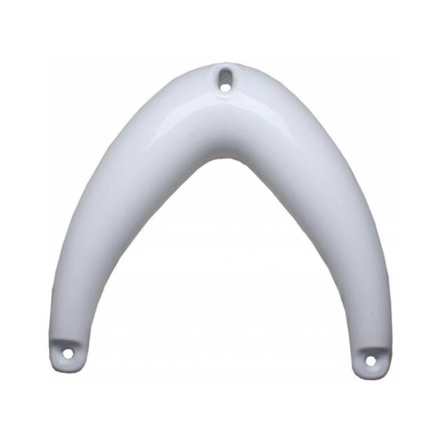 Parabordi di prua gonfiabile Majoni 3 fori in PVC morbido, protezione prua barca 37×32 cm / 52×51 cm