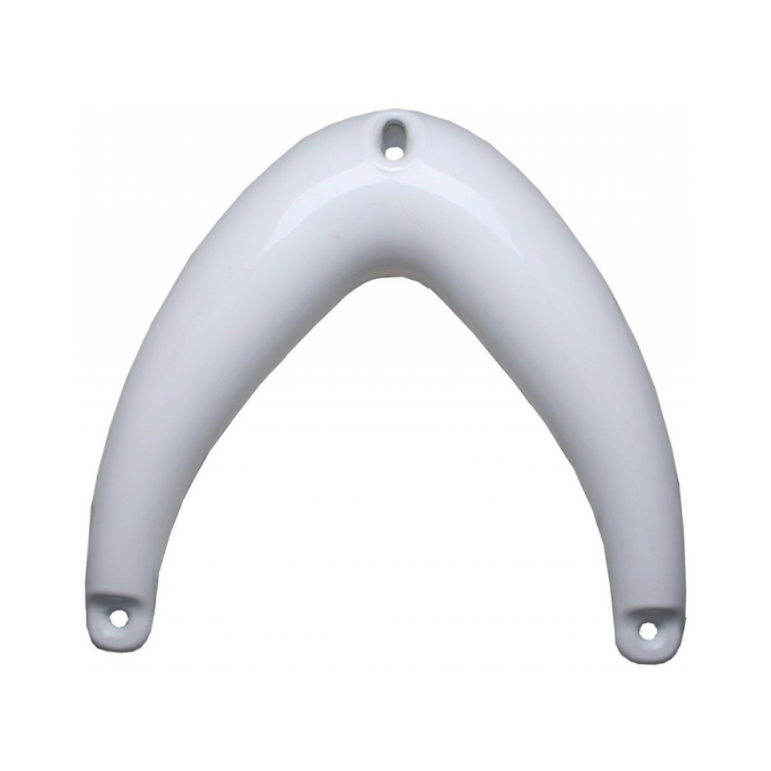 Parabordi di prua gonfiabile Majoni 3 fori in PVC morbido, protezione prua barca 37×32 cm / 52×51 cm