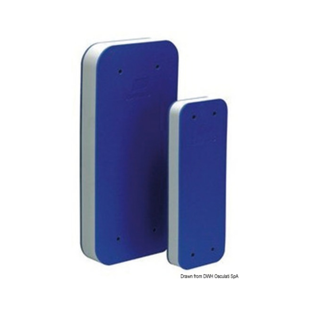 Parabordo piatto Osculati in EVA + PE 30, galleggiante e antiurto, blu in tre misure