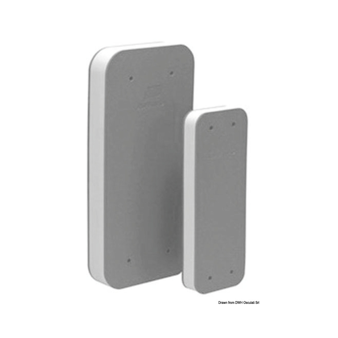 Parabordo piatto Osculati in EVA + PE 30, galleggiante e antiurto, grigio in tre misure